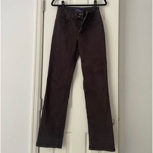 Not your daughters jeans brownish straight leg jeans